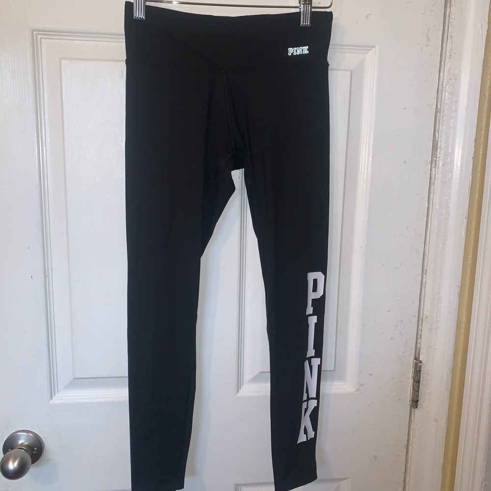 Pink Victoria’s Secret yoga pants